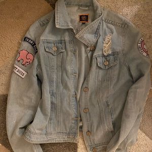 Ivory Ella jean jacket